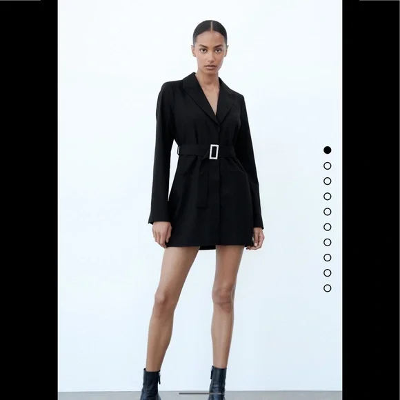 Zara belted blazer dress - Picture 2 of 8